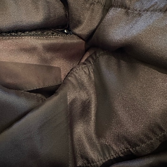 Vintage short black fringe dress with crystals on shoulder straps size 2-4 - Picture 8 of 10